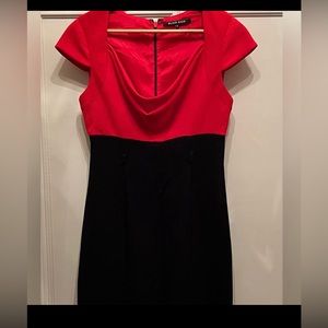Black Halo iconic Mid Dress. Two colors. Belt included. Beautiful condition.